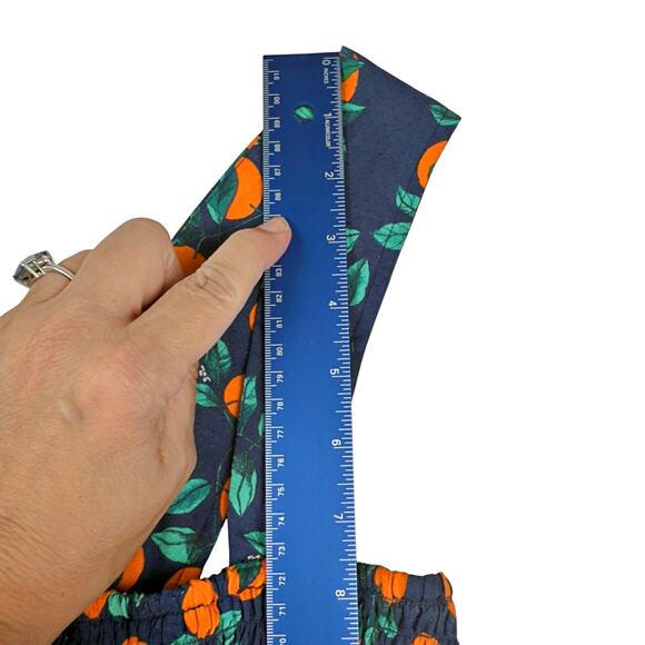 Anthropologie The Piper Bandeau Cutout Oranges Ruched Mini Dress XS RARE - Picture 9 of 10